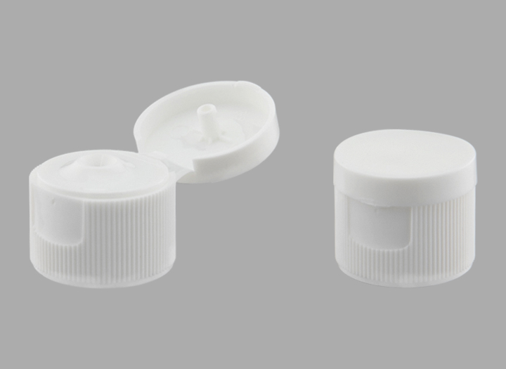KR-5013リブ付きプラスチックフリップキャップホットセール工場価格フリップトップボトルキャップ