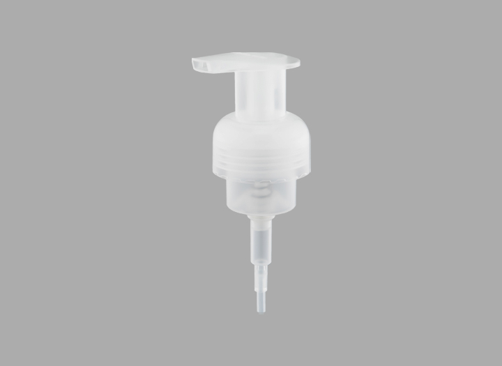 KR-3202白いプラスチック発泡石鹸ポンプ40 / 400PP石鹸液体石鹸ディスペンサーポンプトップ