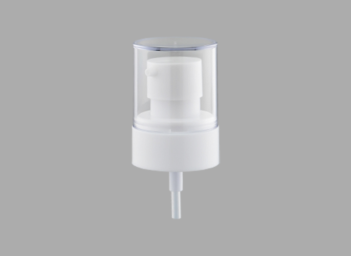 KR-310420 / 410リブ付きPPプラスチック処理ポンプ/ボディクリーム用液体ディスペンサー