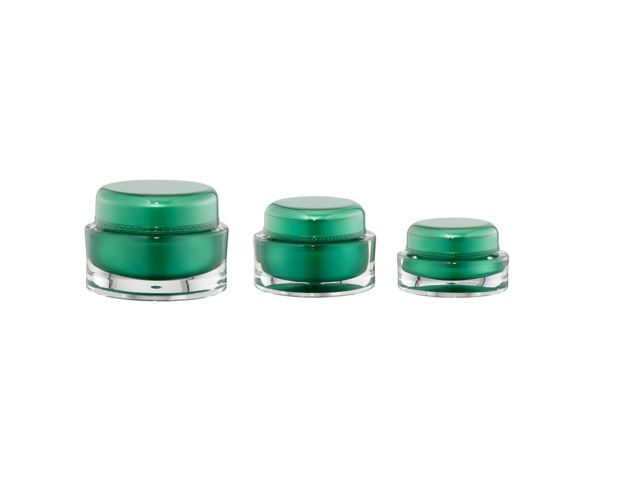 KR-4013フェイスクリームジャー高級アクリル化粧品ジャーとボトルパーソナルスキンケア15g30g 50g